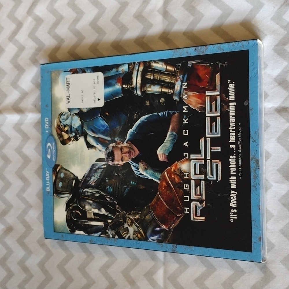 NEW Real Steel Hugh Jackman Blu-ray + DVD